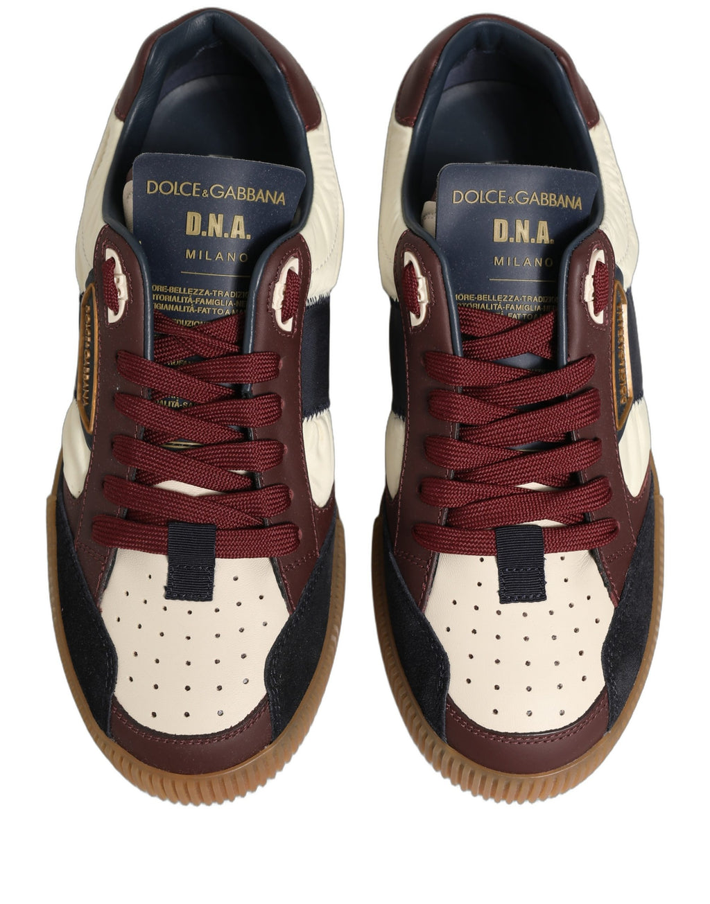Multicolor Leather MIAMI Low Top Sneakers Shoes