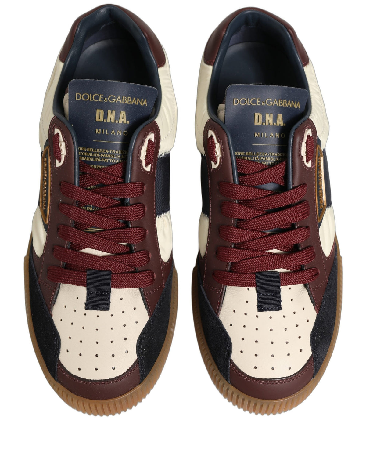 Multicolor Leather MIAMI Low Top Sneakers Shoes