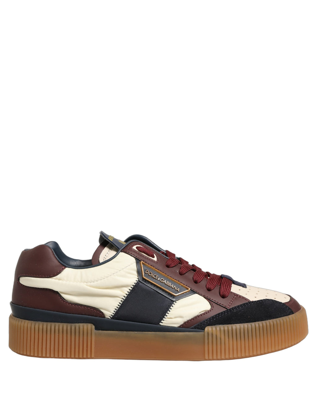 Multicolor Leather MIAMI Low Top Sneakers Shoes
