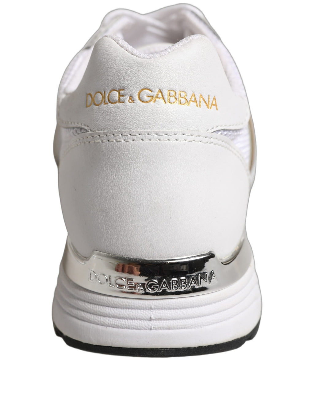 White Leather Mesh Low Top Neb Sneakers Shoes
