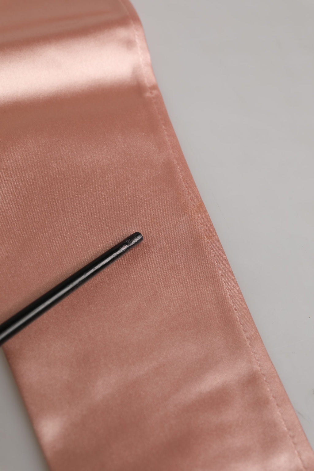 Pink Satin Long Opera Fingerless Gloves