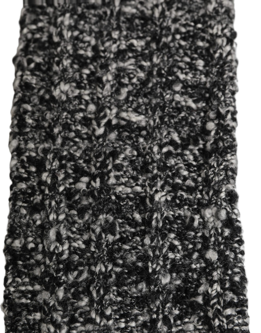 Sleeves Black Wool Blend Knitted Warmer Arm