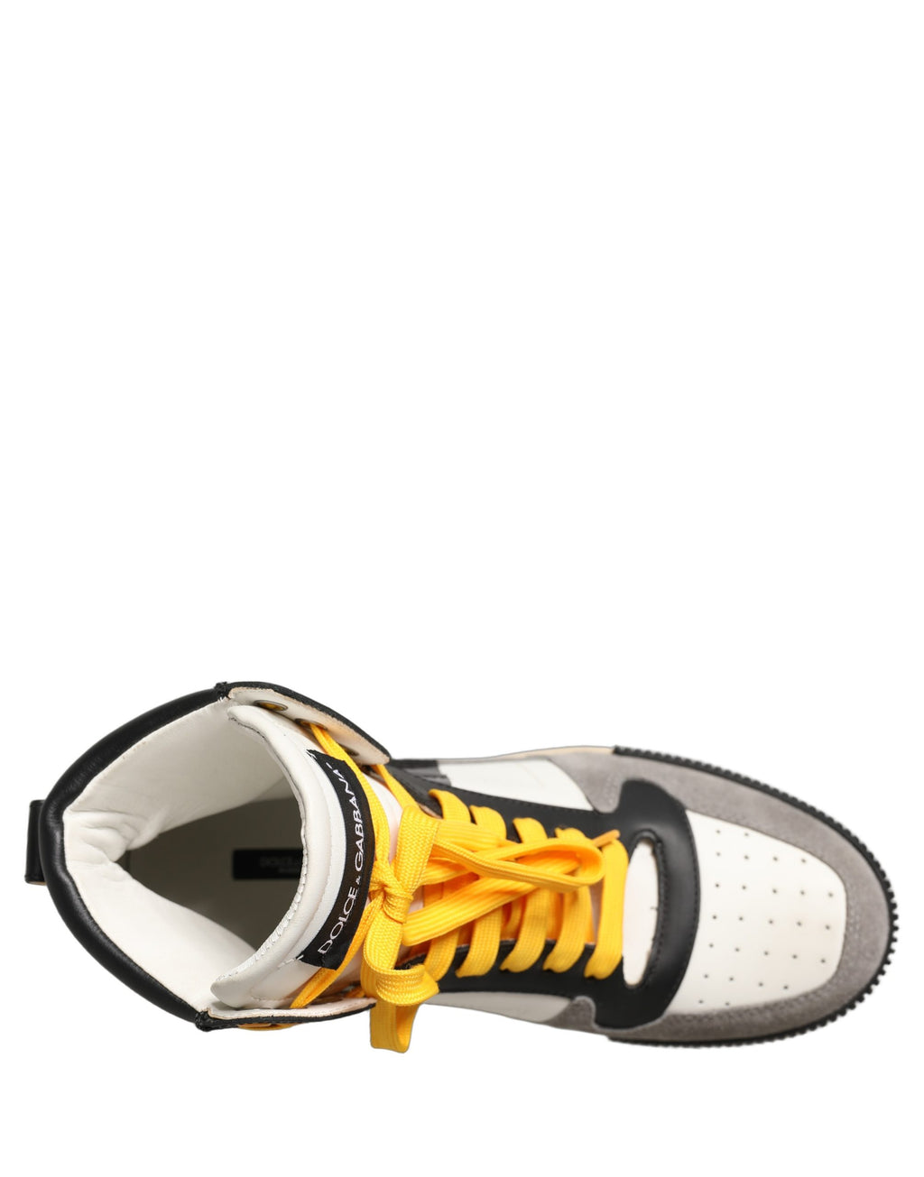 Multicolor Leather High Top Men Sneakers Shoes