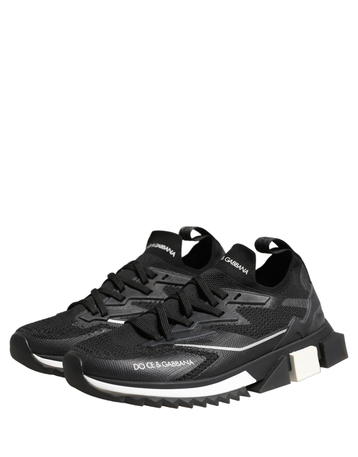Black White Sorrento Low Top Sneakers Shoes