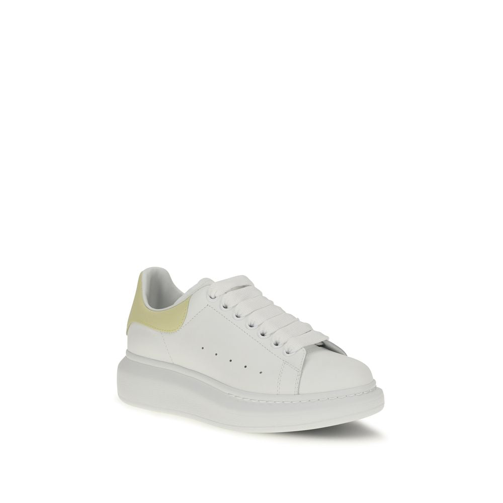 White Calf Leather Bos Taurus Chunky Sneakers