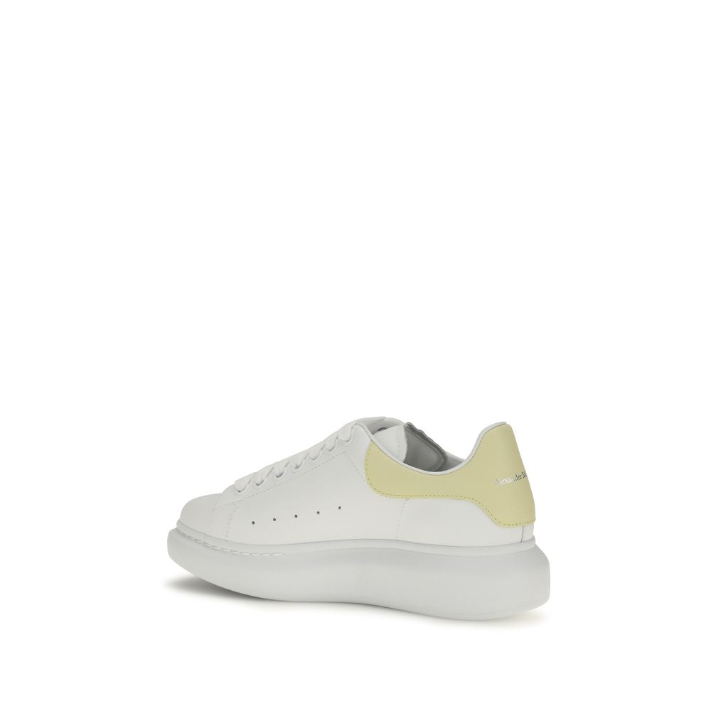 White Calf Leather Bos Taurus Chunky Sneakers
