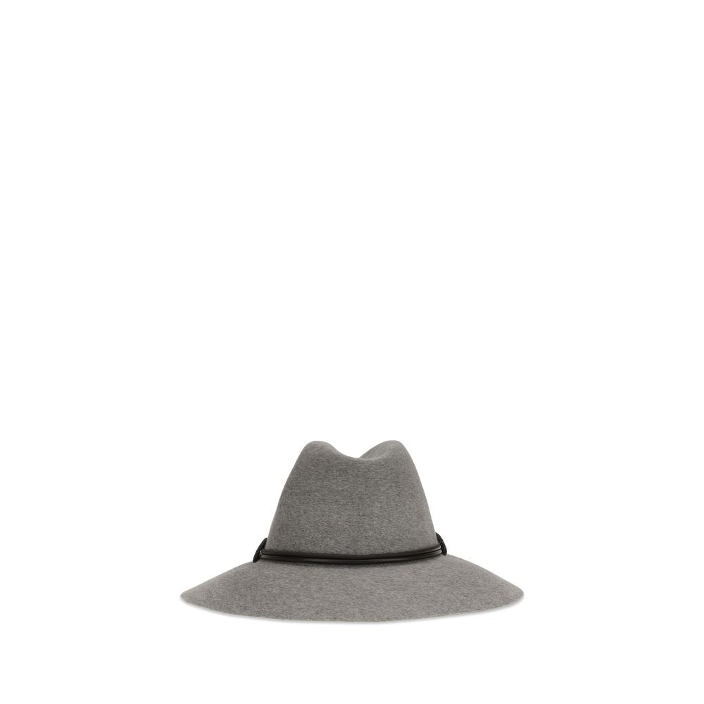 Gray Eco Fabric Fedora