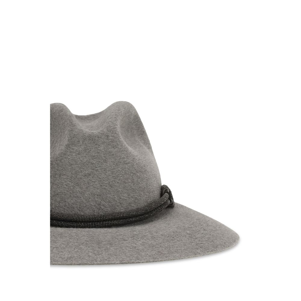Gray Eco Fabric Fedora