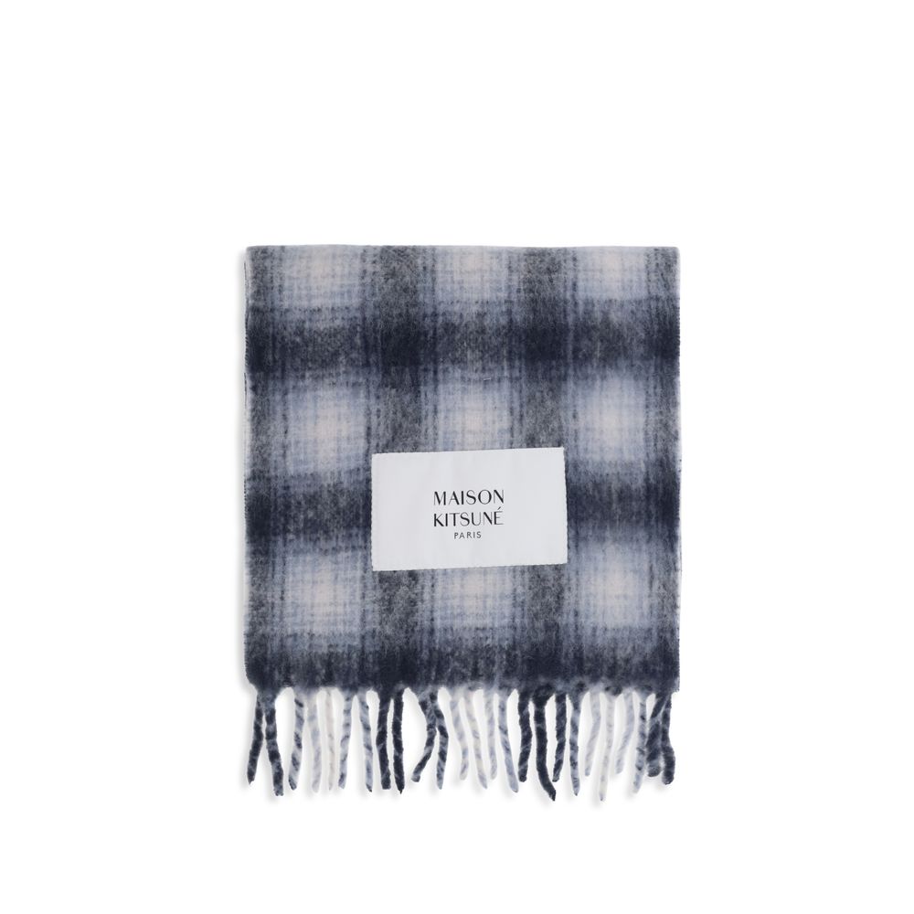 Gray Alpaca Vicugna Pacos Scarf