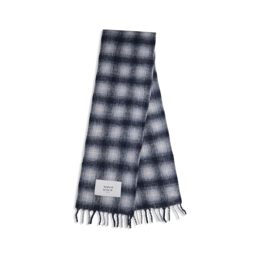 Gray Alpaca Vicugna Pacos Scarf