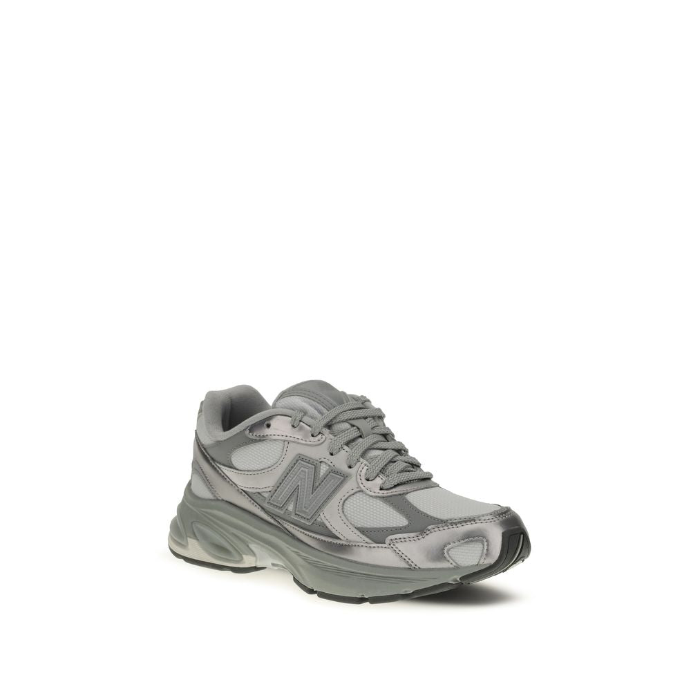 Gray Fabric Athletic Sneakers