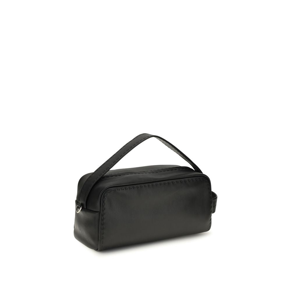 Black Calf Leather Bos Taurus Shoulder Bag