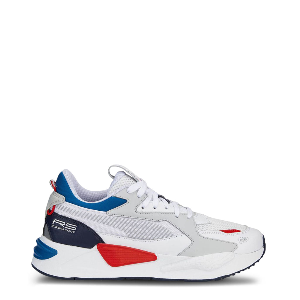 White Synthetic Athletic Sneakers
