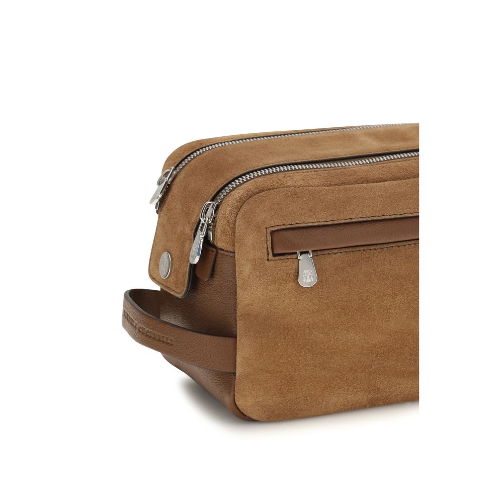 Beige Suede Leather Accessories