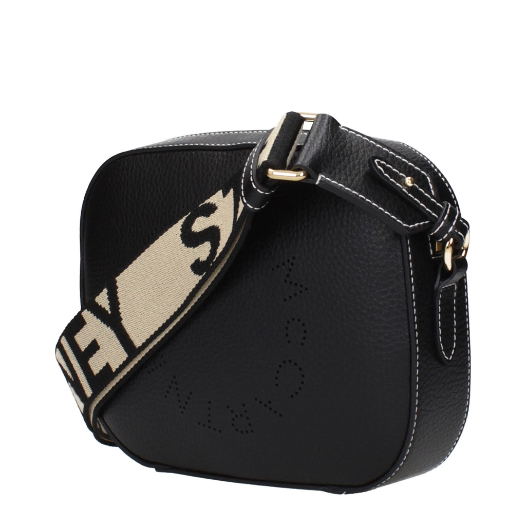 Black Leather Crossbody Bag