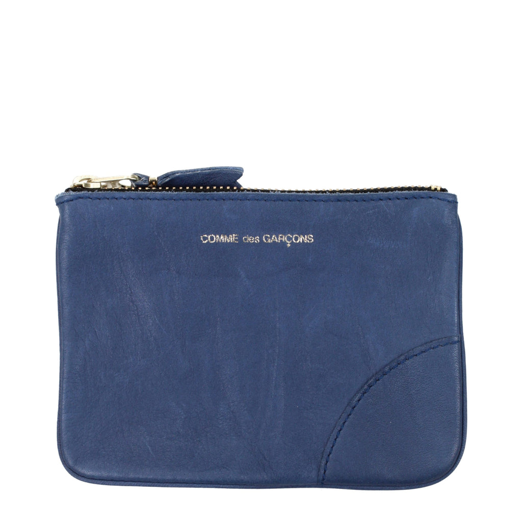 Blue Leather Wallet