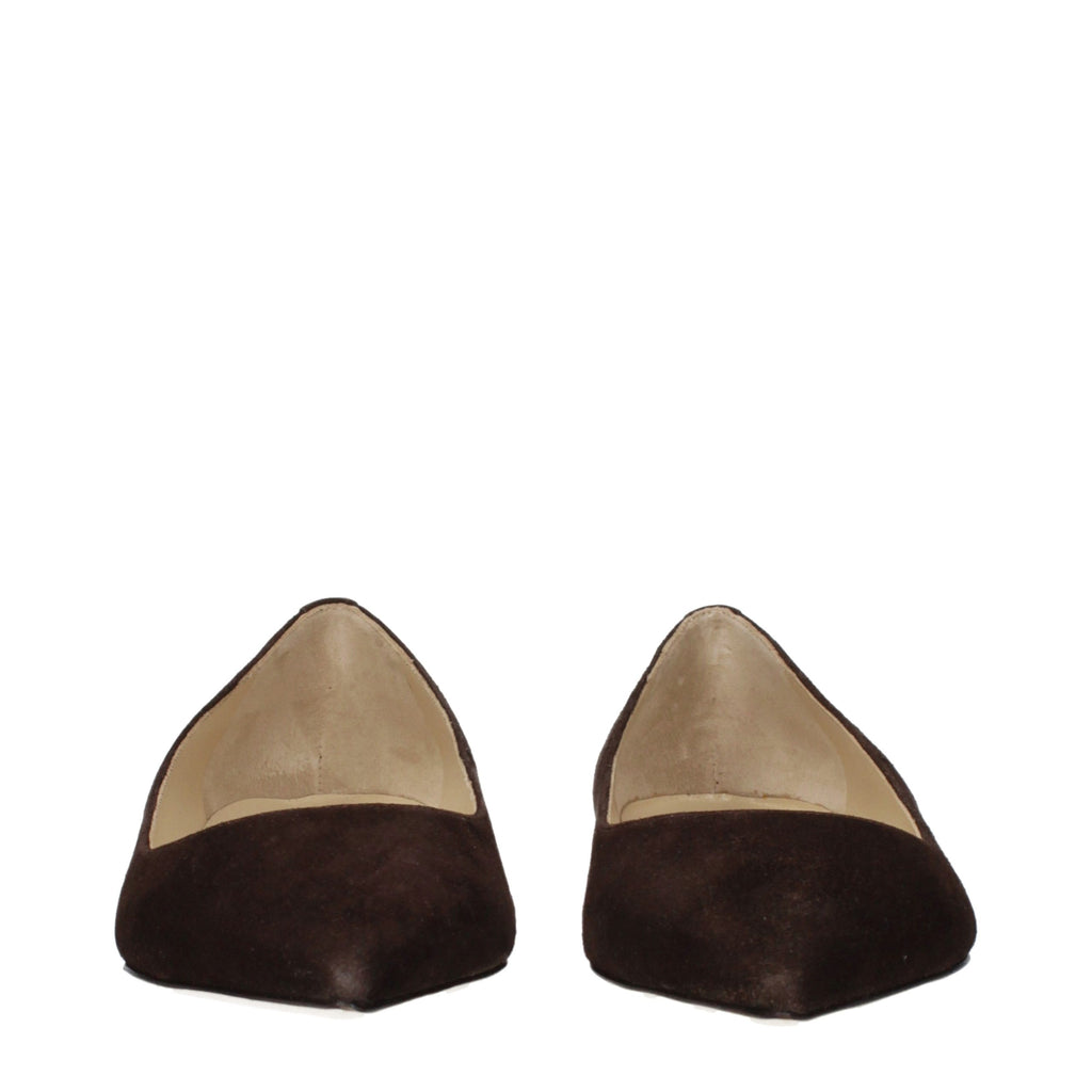 Brown Leather Ballet Flats