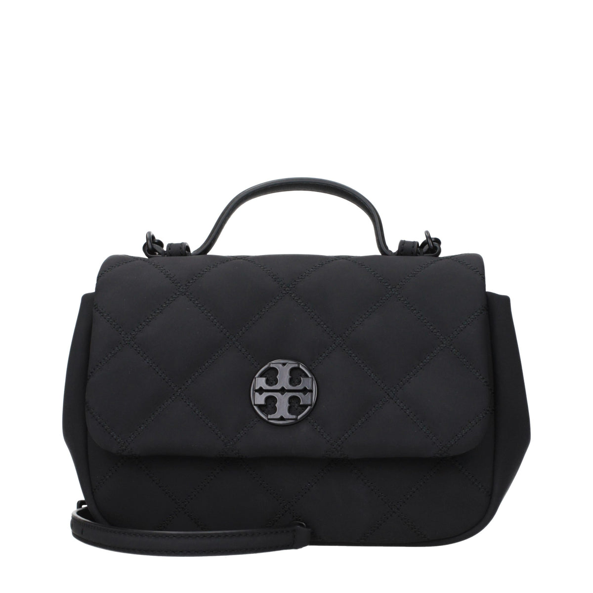 Black Fabric Handbag