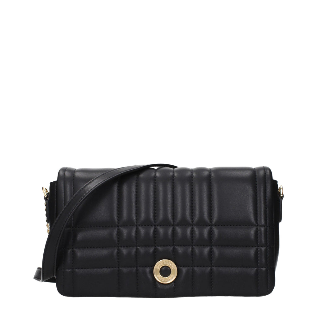 Black Leather Crossbody Bag