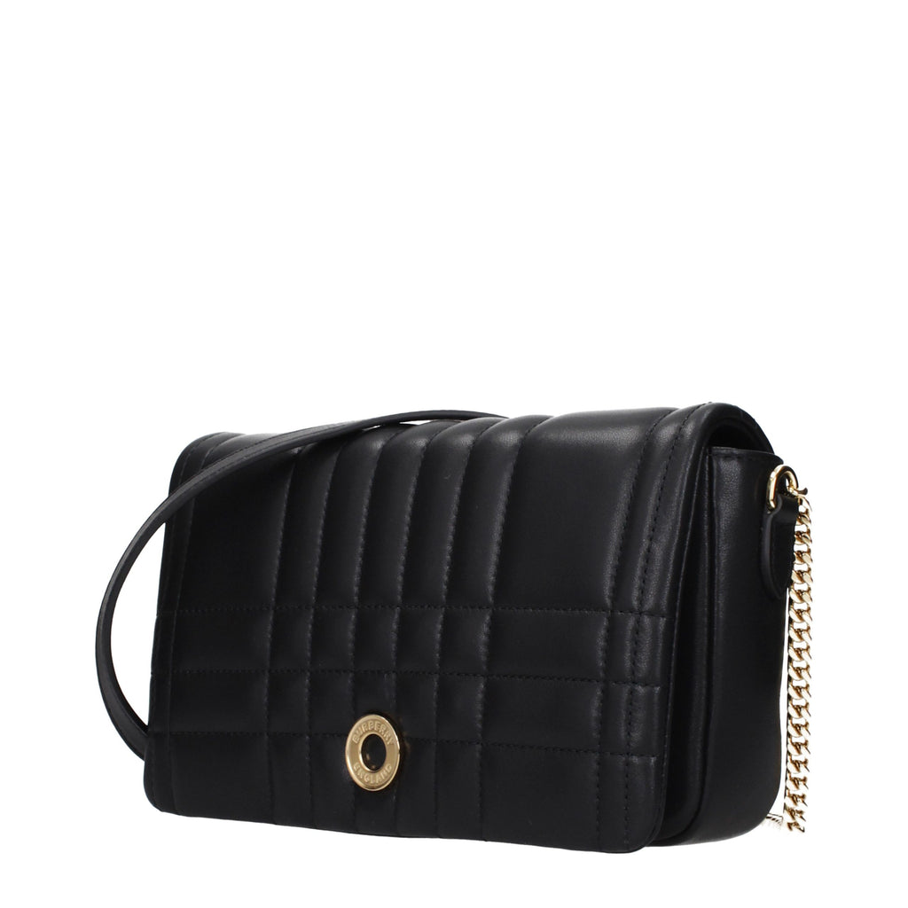 Black Leather Crossbody Bag