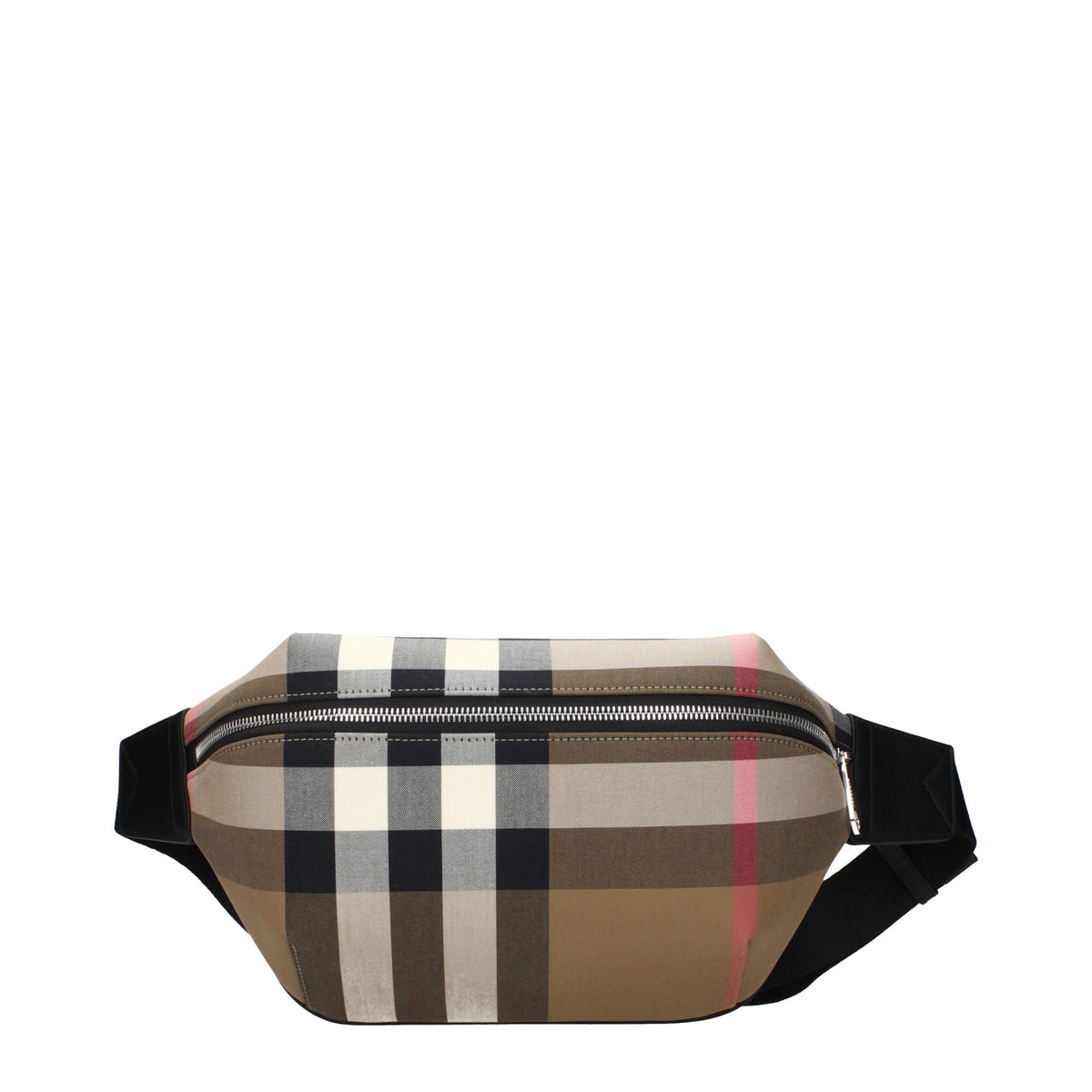 Beige Fabric Backpack