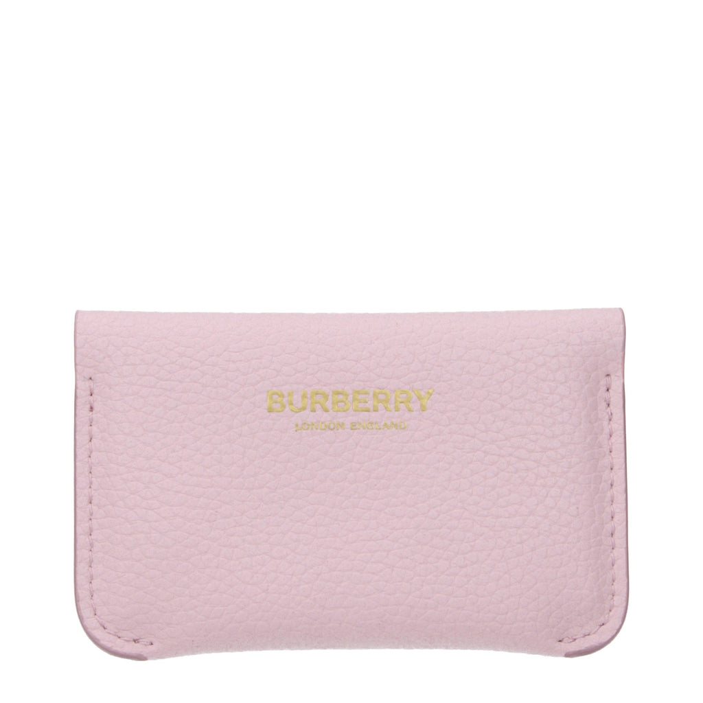 Pink Leather Cardholder