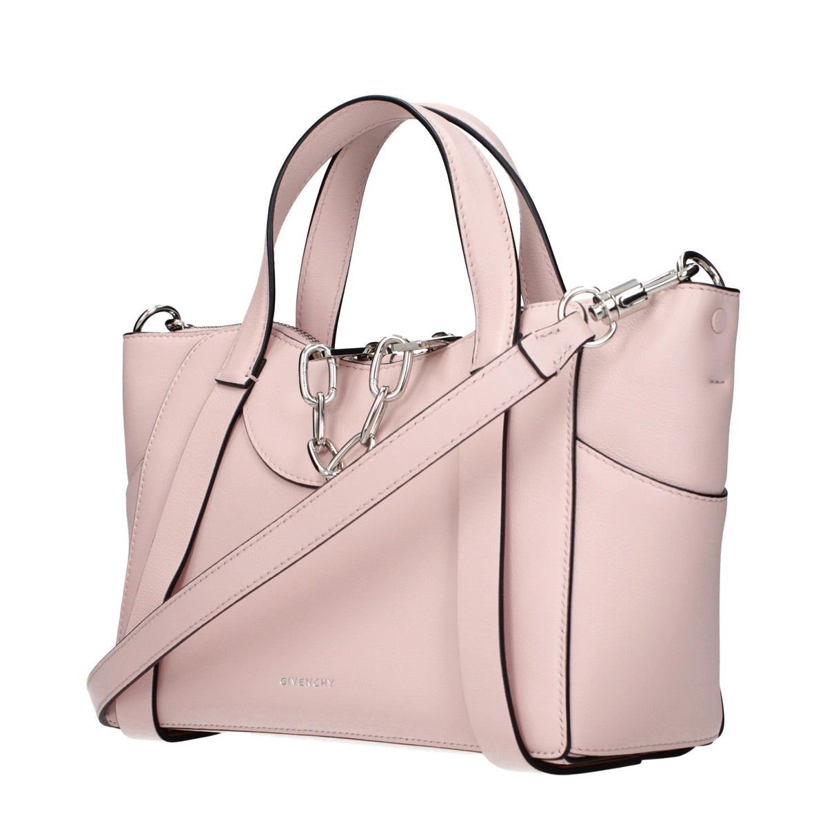 Pink Leather Handbag