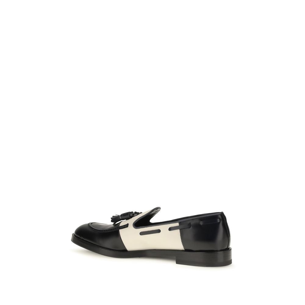 Multicolor Calf Leather Bos Taurus Slip-On Loafers