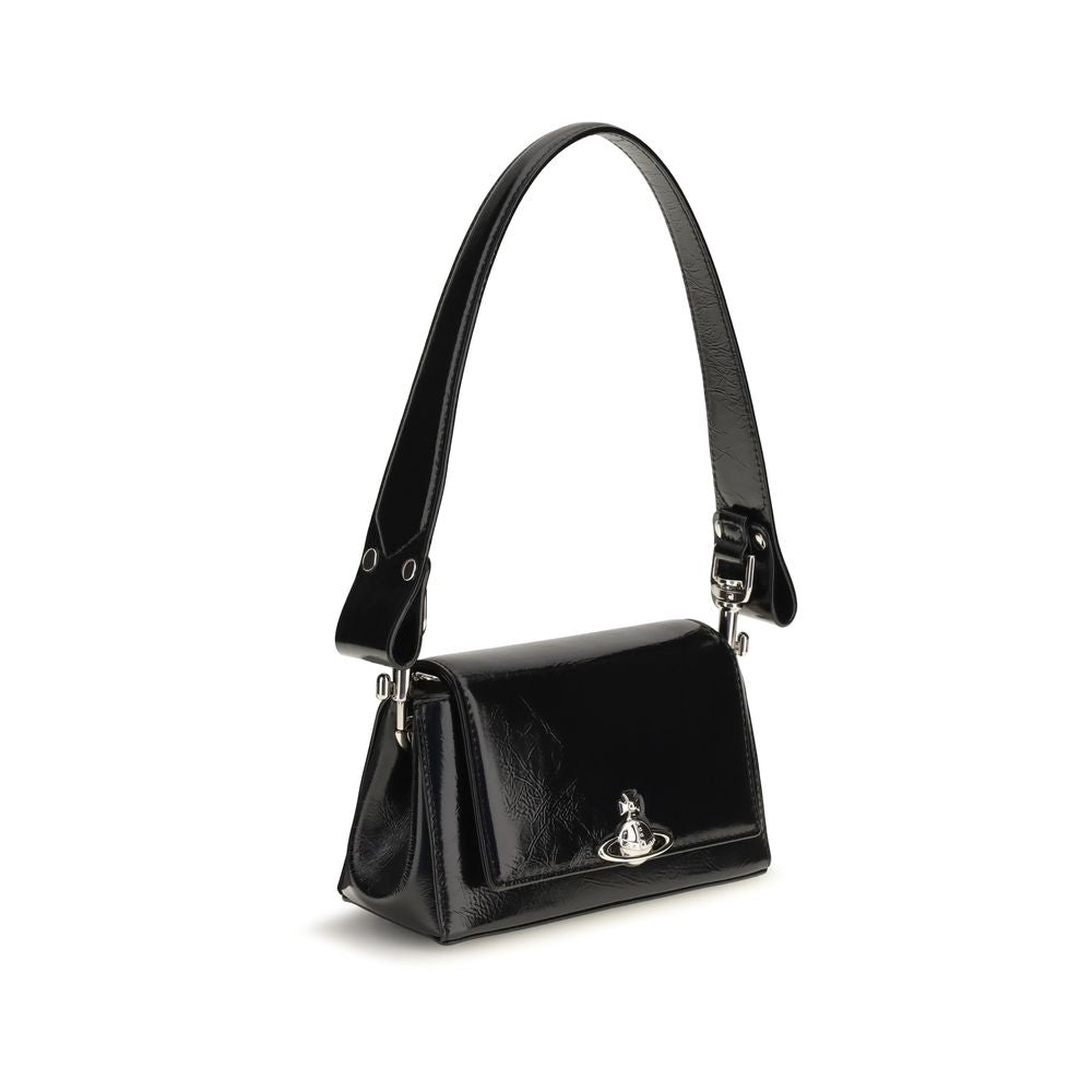 Black Calf Leather Bos Taurus Shoulder Bag
