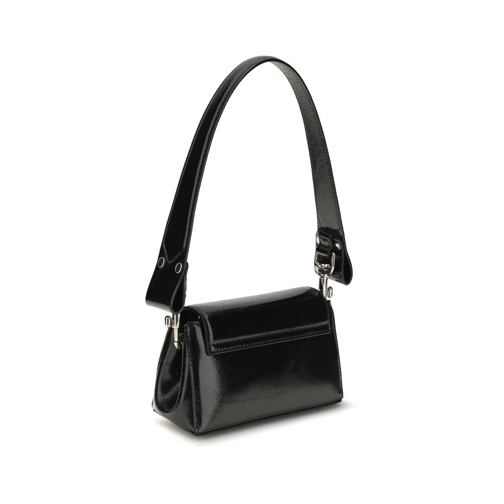 Black Calf Leather Bos Taurus Shoulder Bag