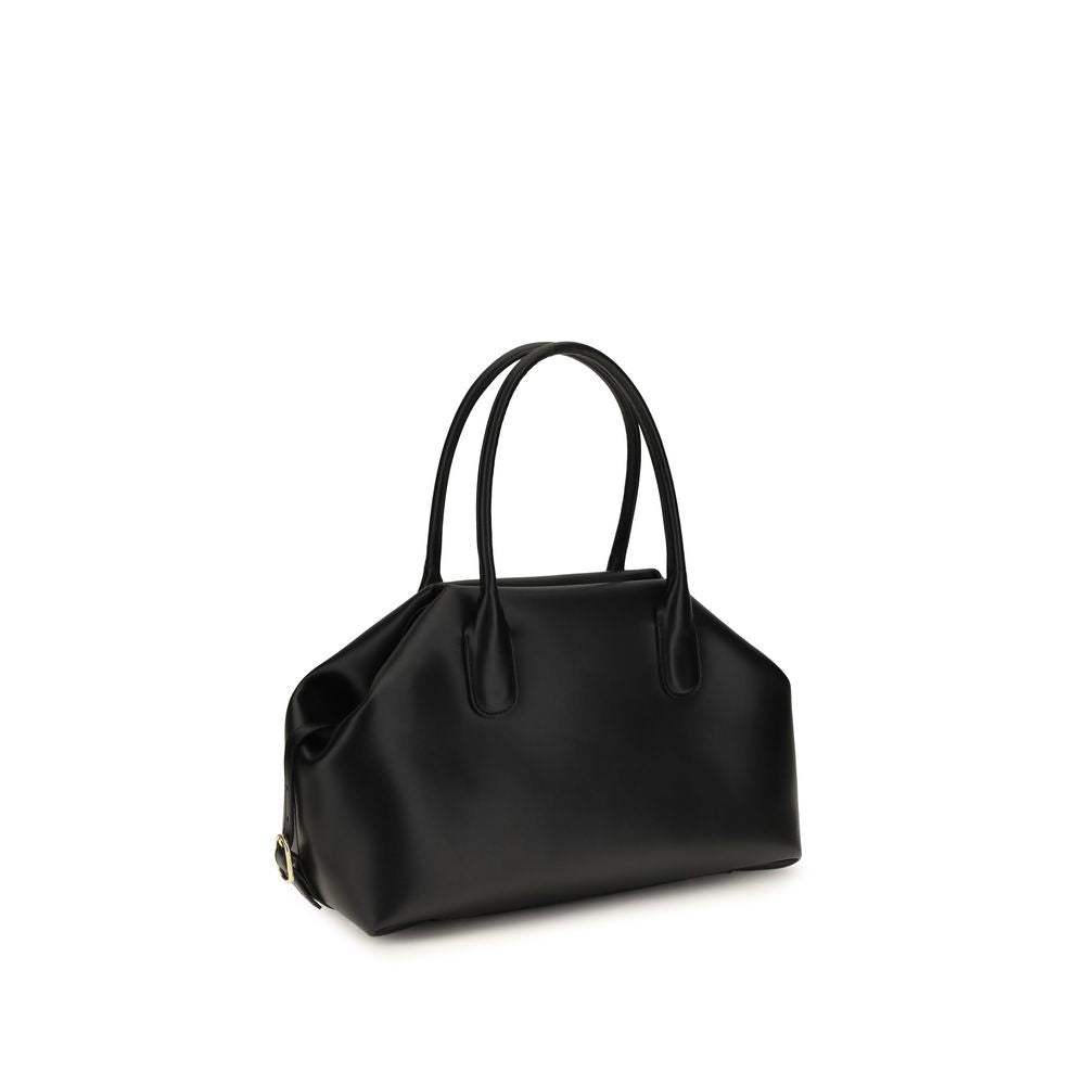 Black Vegan Leather Handbag