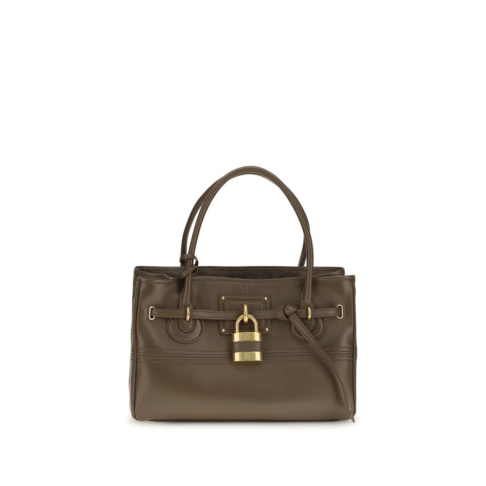 Brown Buffalo Leather Shoulder Bag