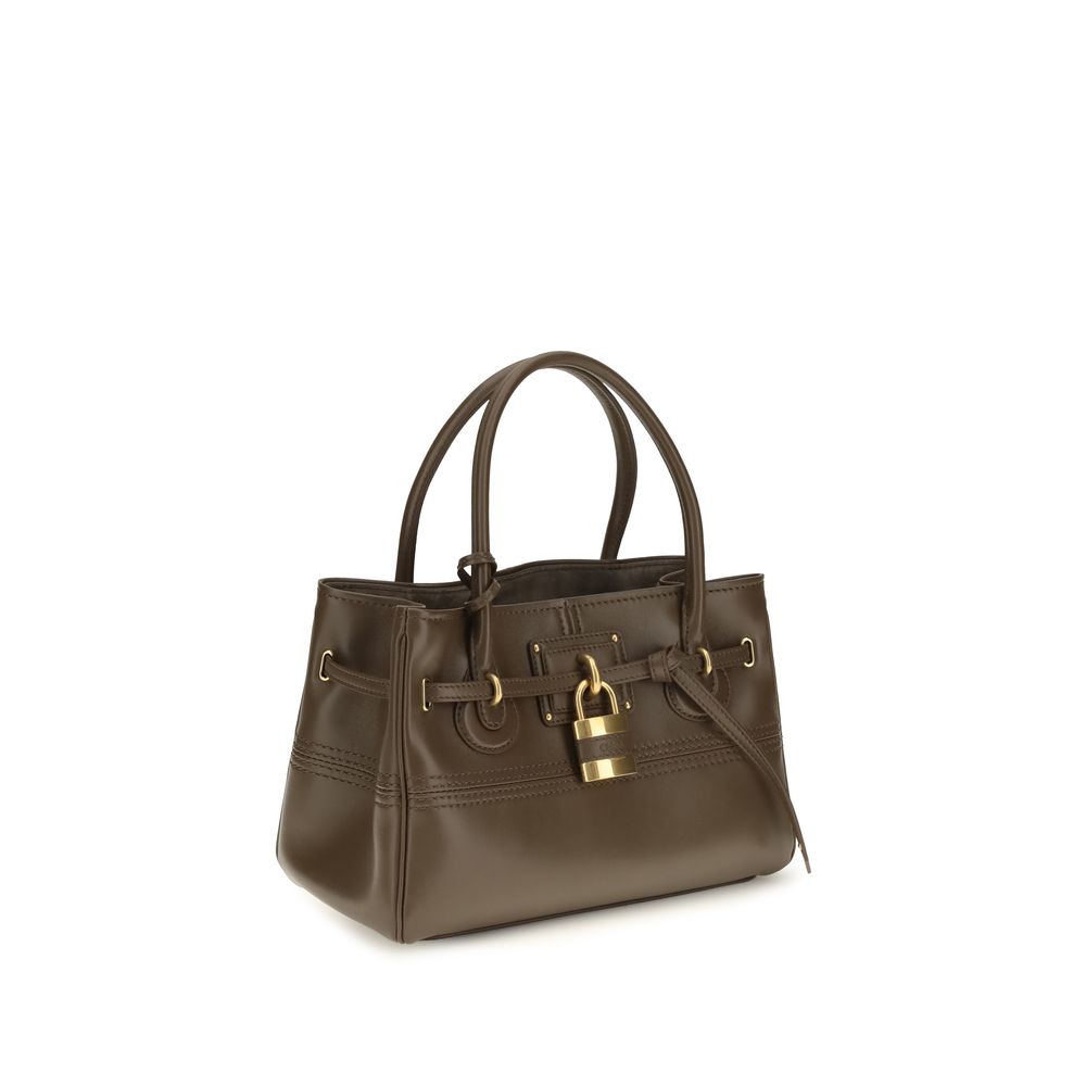 Brown Buffalo Leather Handbag