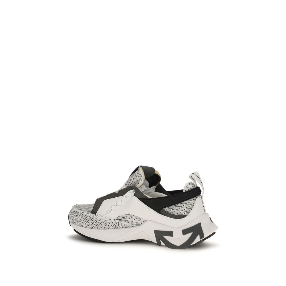 Gray Fabric Athletic Sneakers