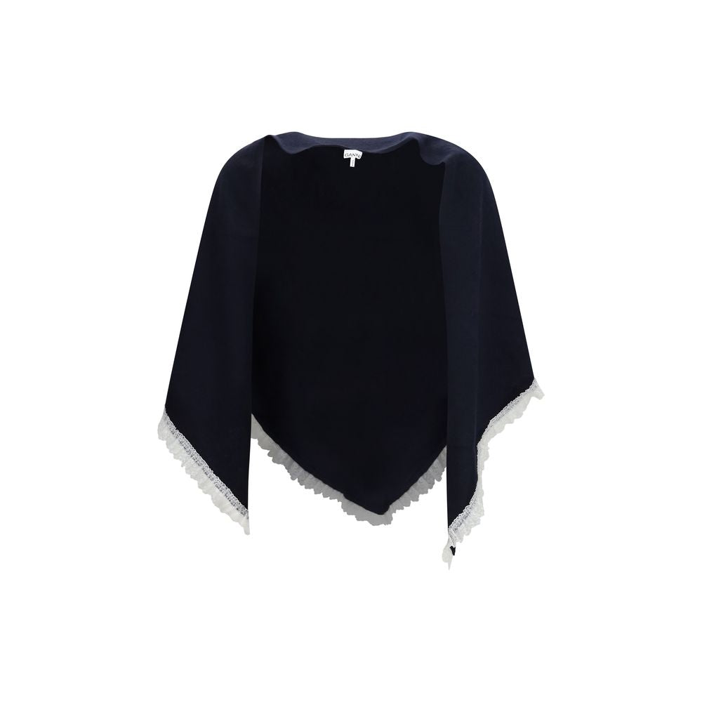 Black Wool Oves Aries Scarf