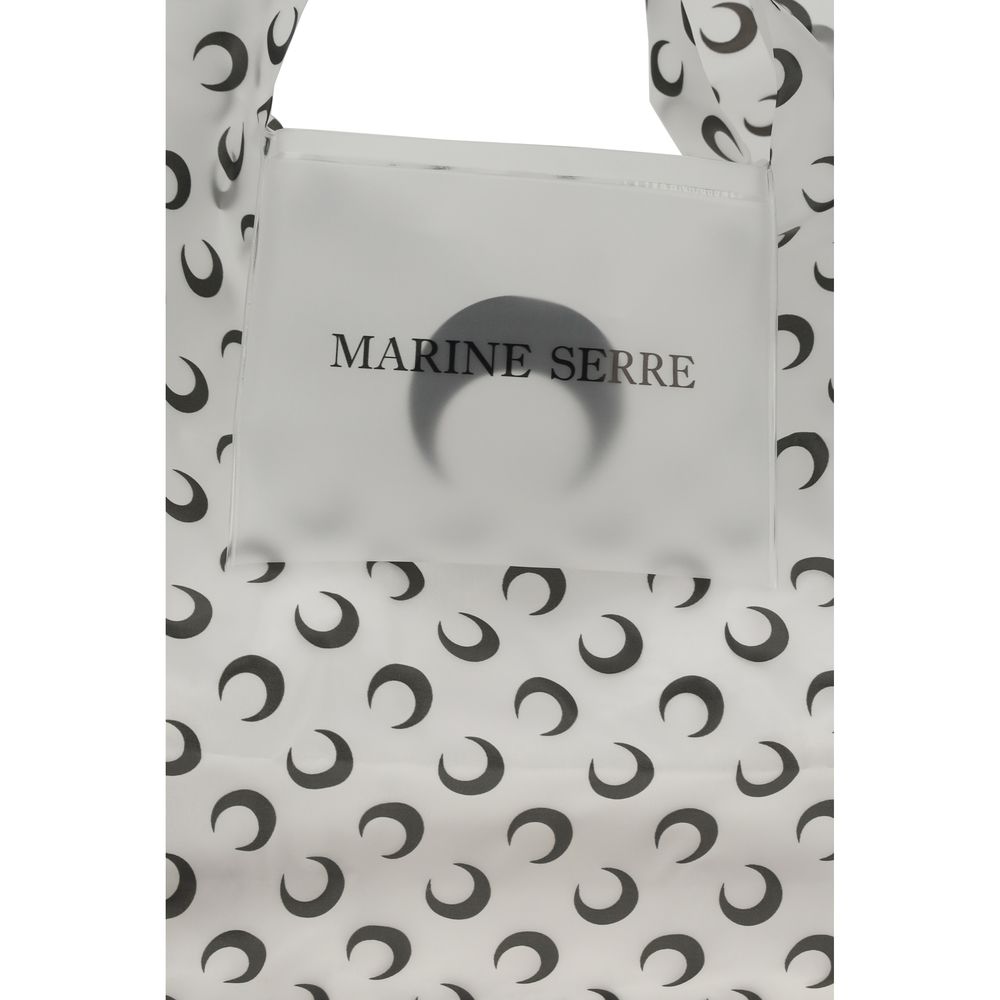 White Polyurethane Shoulder Bag
