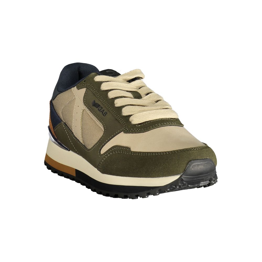 Beige Polyurethane Men Sneaker