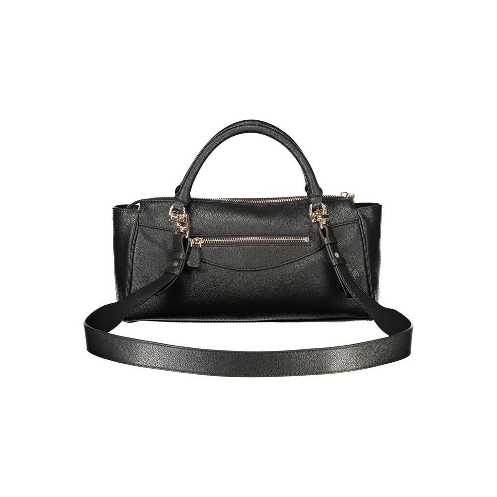 Black Polyurethane Women's Bag