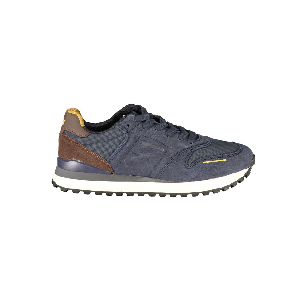 Blue Polyurethane Men's Sneaker