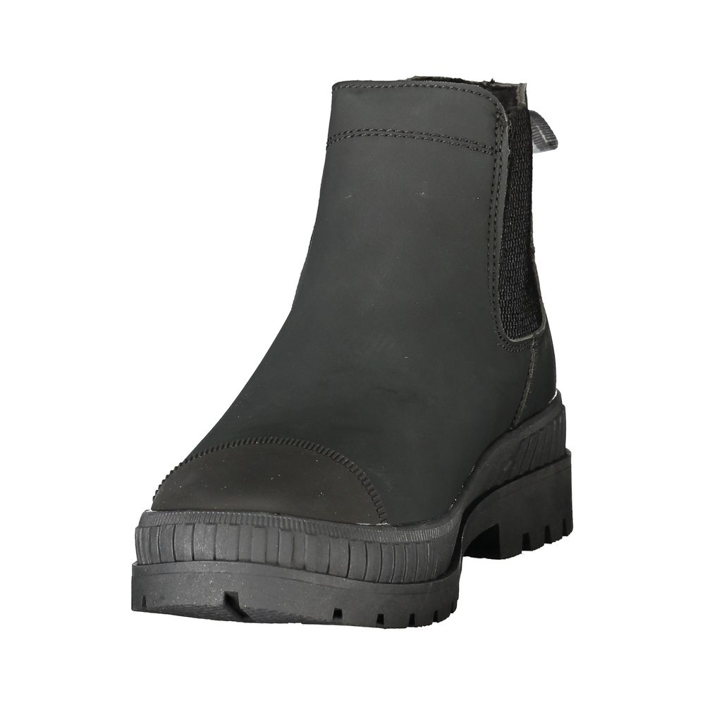 Black Polyurethane Women's Boot