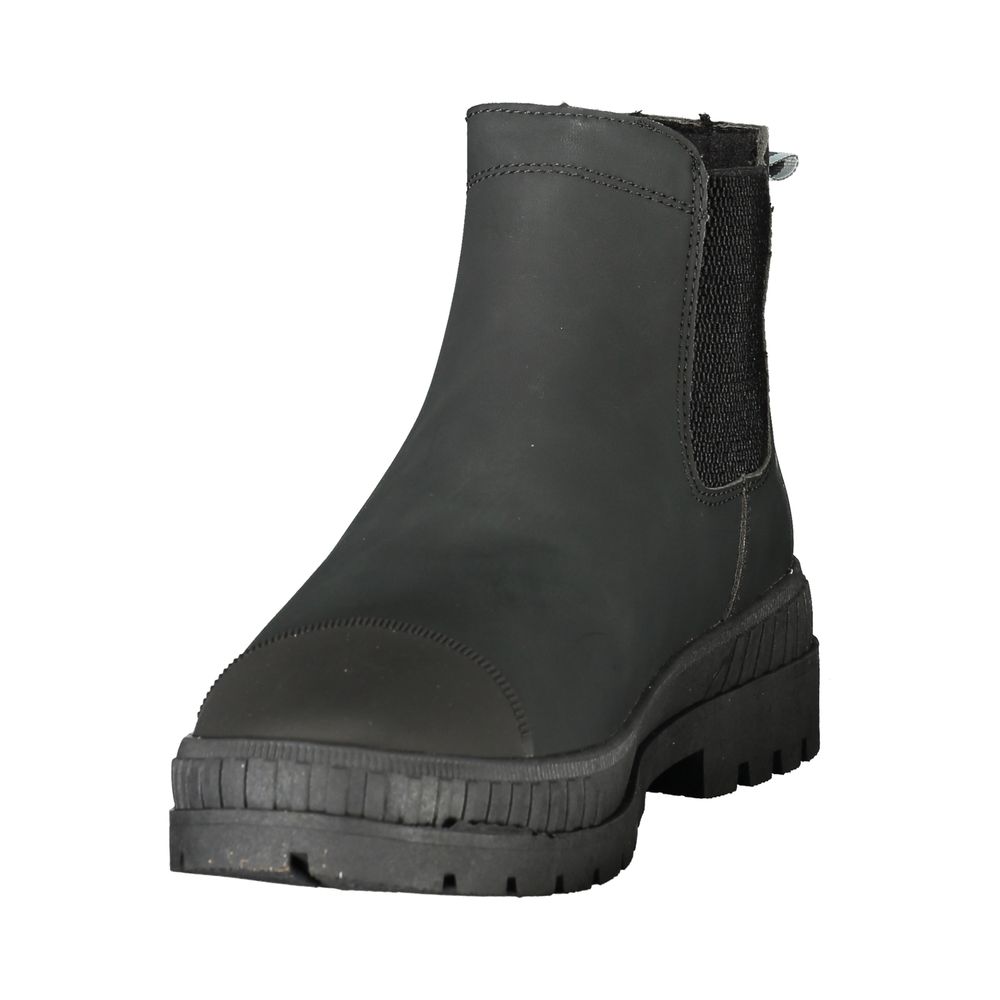 Black Polyurethane Men's Boot