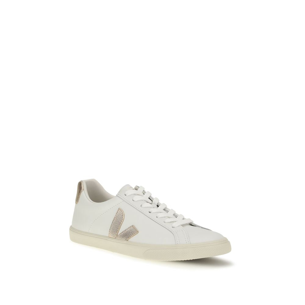 White Calf Leather Bos Taurus Low Top Sneakers