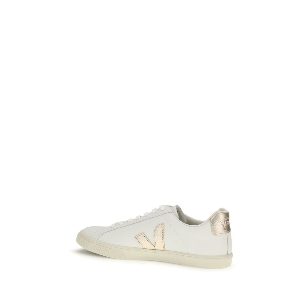 White Calf Leather Bos Taurus Low Top Sneakers