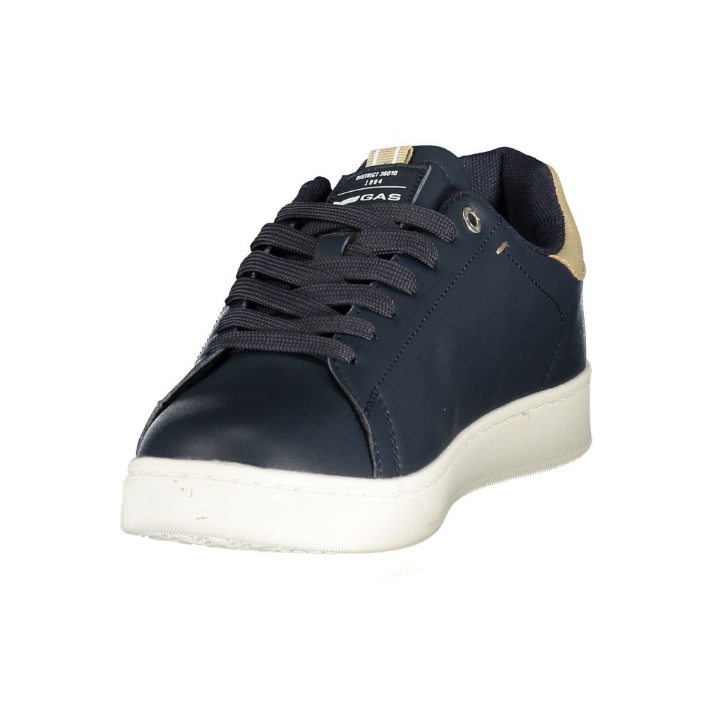 Blu Polyurethane Men's Sneaker
