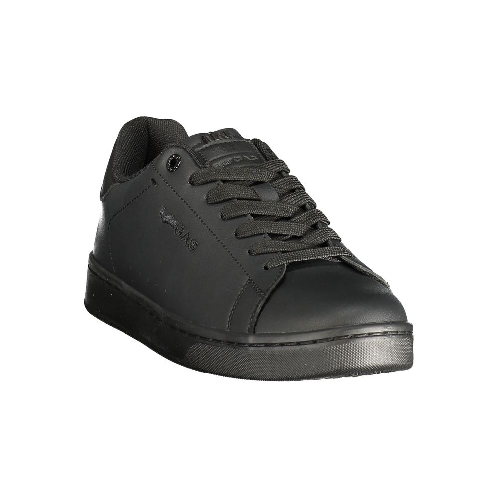 Black Polyurethane Men's Sneaker
