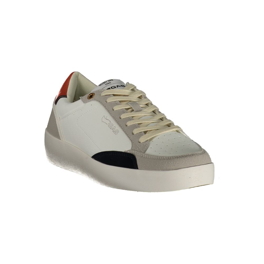 White Polyurethane Men's Sneaker