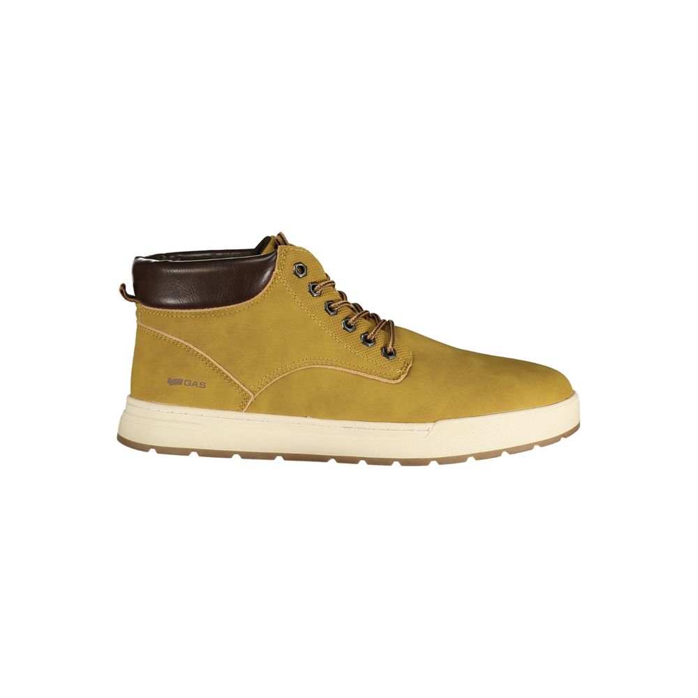 Beige Polyurethane Men's Sneaker