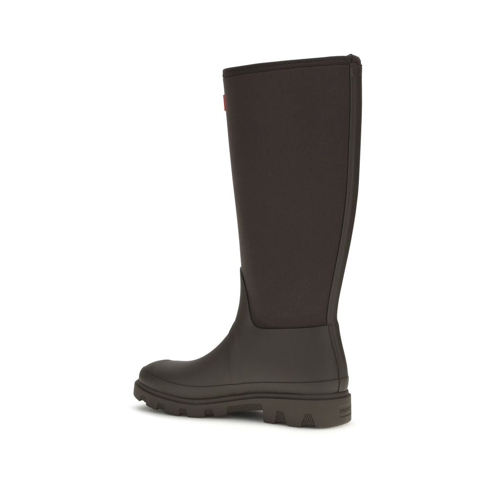 Brown Rubber Rain Boots