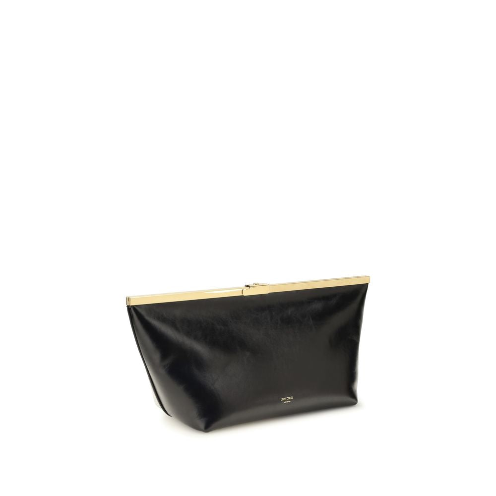 Black Calf Leather Bos Taurus Clutch Bag