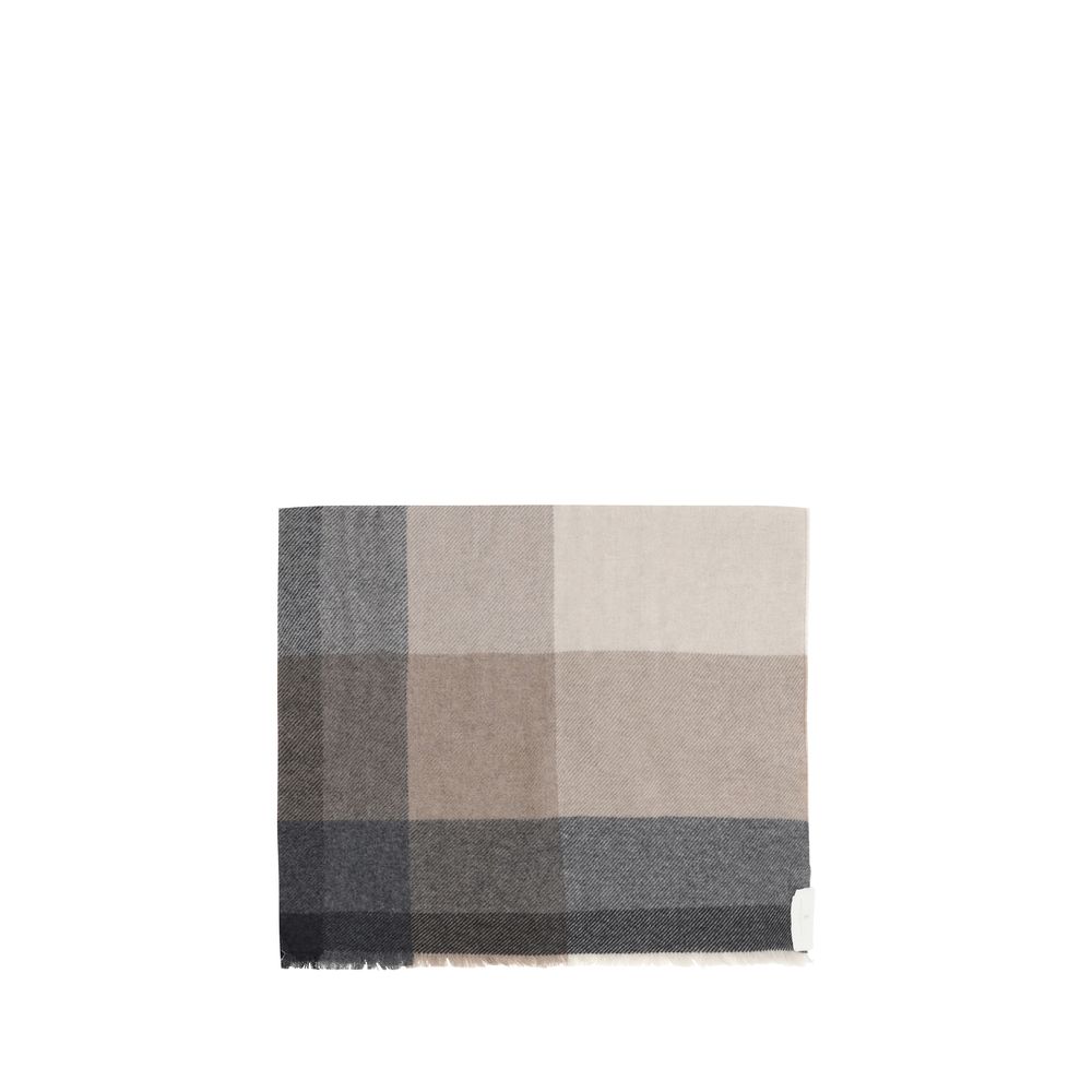 Multicolor Wool Oves Aries Foulard
